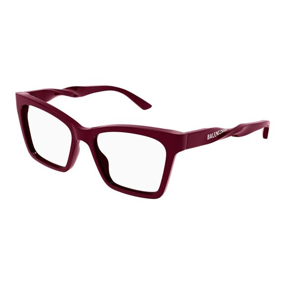 NEW BB0210O 003 BURGUNDY WOMEN EYEGLASSES BALENCIAGA - Picture 1 of 3